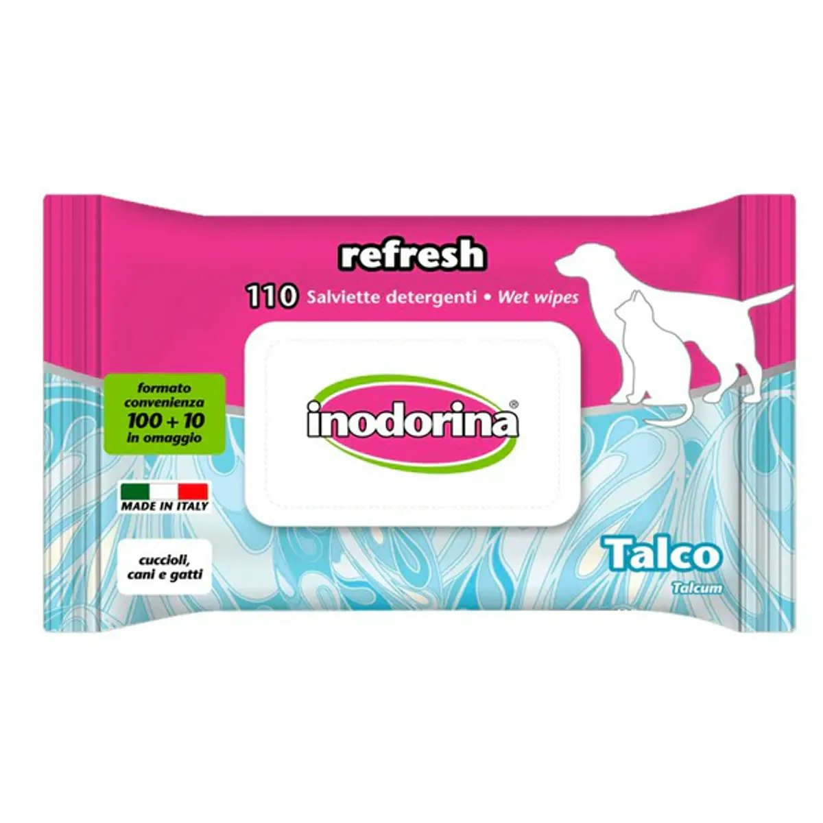 Refresh Talcum Våtservietter 40 pc/110 pc, Inodorina