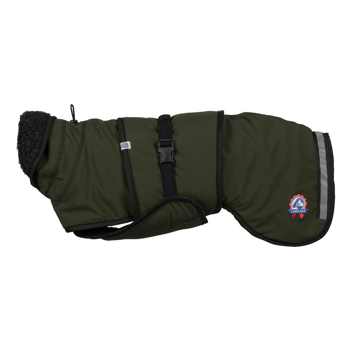 Canelana Thermo grønn-100% ull dekken hund softshell ytterstoff - Bestillingsvare!