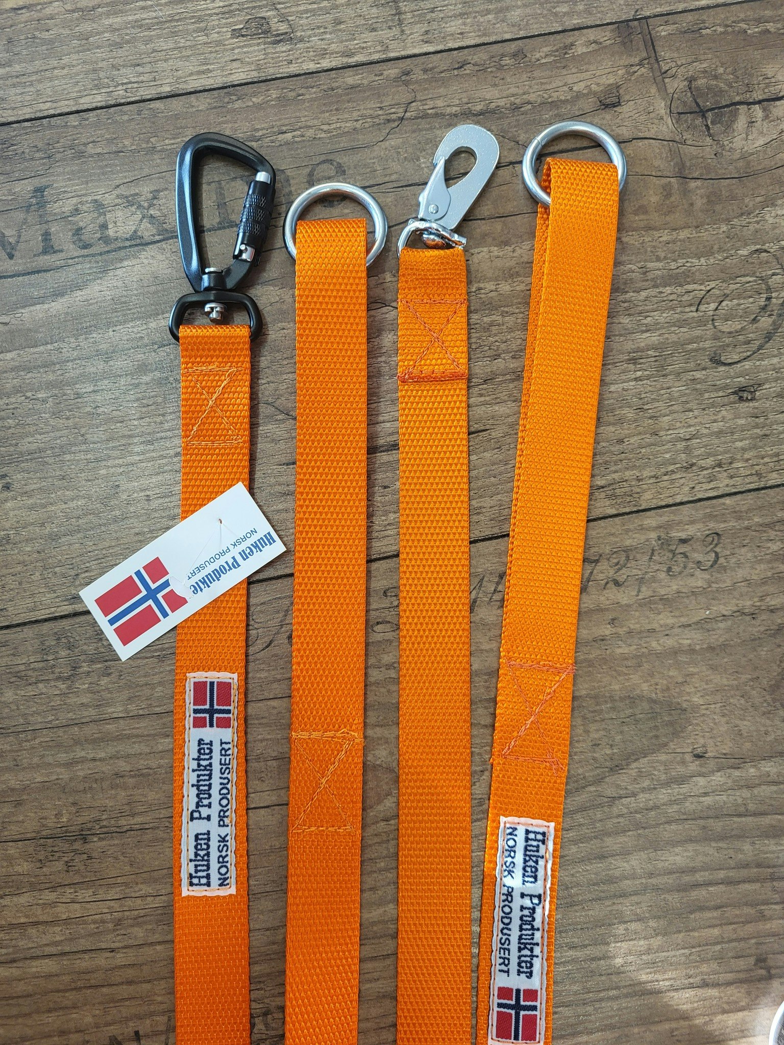 Huken Enkelt bånd med ring Orange