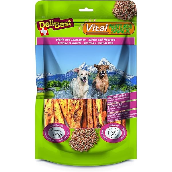 DeliBest Vital Nature Snack med Biotin og Linfrø 200g