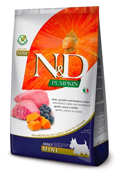 Farmina N&D Dog Pumpkin Lamb & Blueberry Adult Mini 7 Kg