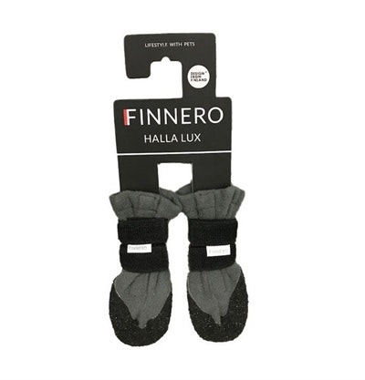 Finnero Halla Lux Fleecesokk 2 pk Grå Potesokker