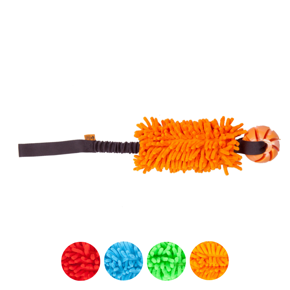 Dingo Draleke m/strikk, mopp og ball ca 49 cm