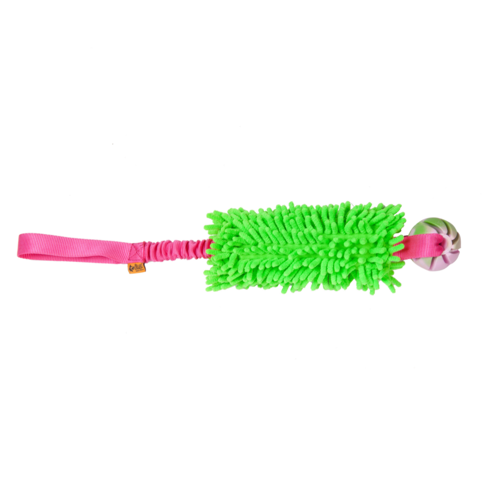 Dingo Draleke m/strikk, mopp og ball ca 49 cm