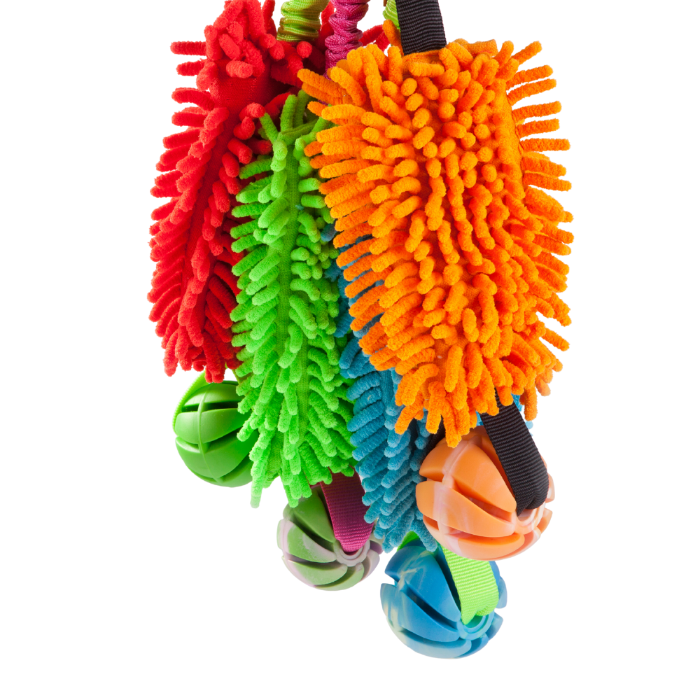 Dingo Draleke m/strikk, mopp og ball ca 49 cm