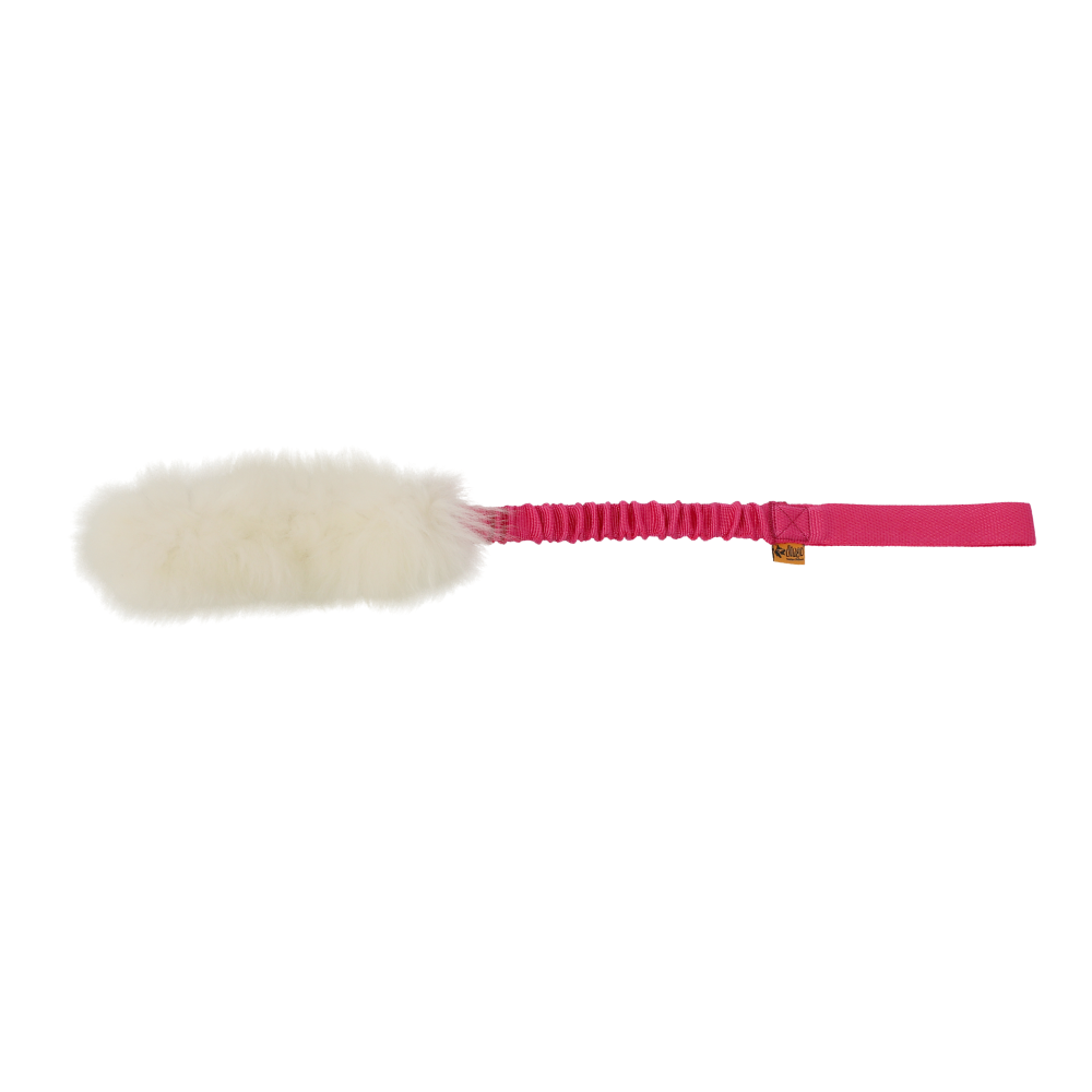Dingo Draleke m/strikk og sauepels Rosa ca 50-65 cm