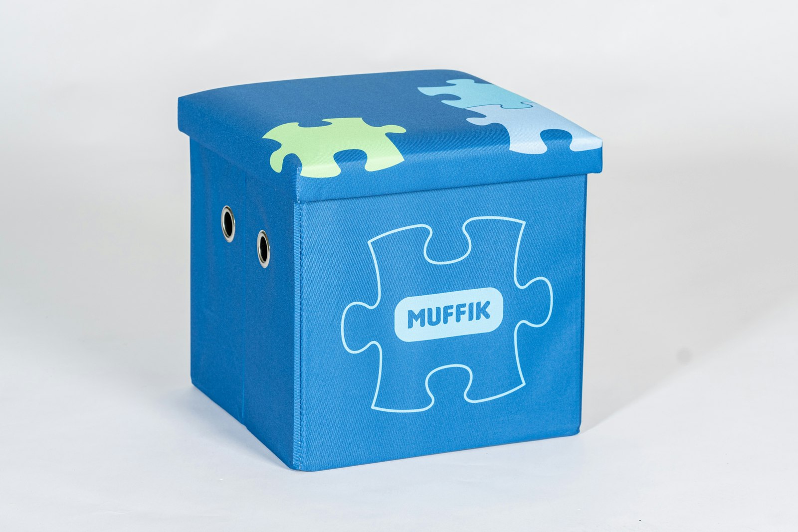Muffik Mini puzzles set 20stk + Oppbevaringsboks Liten