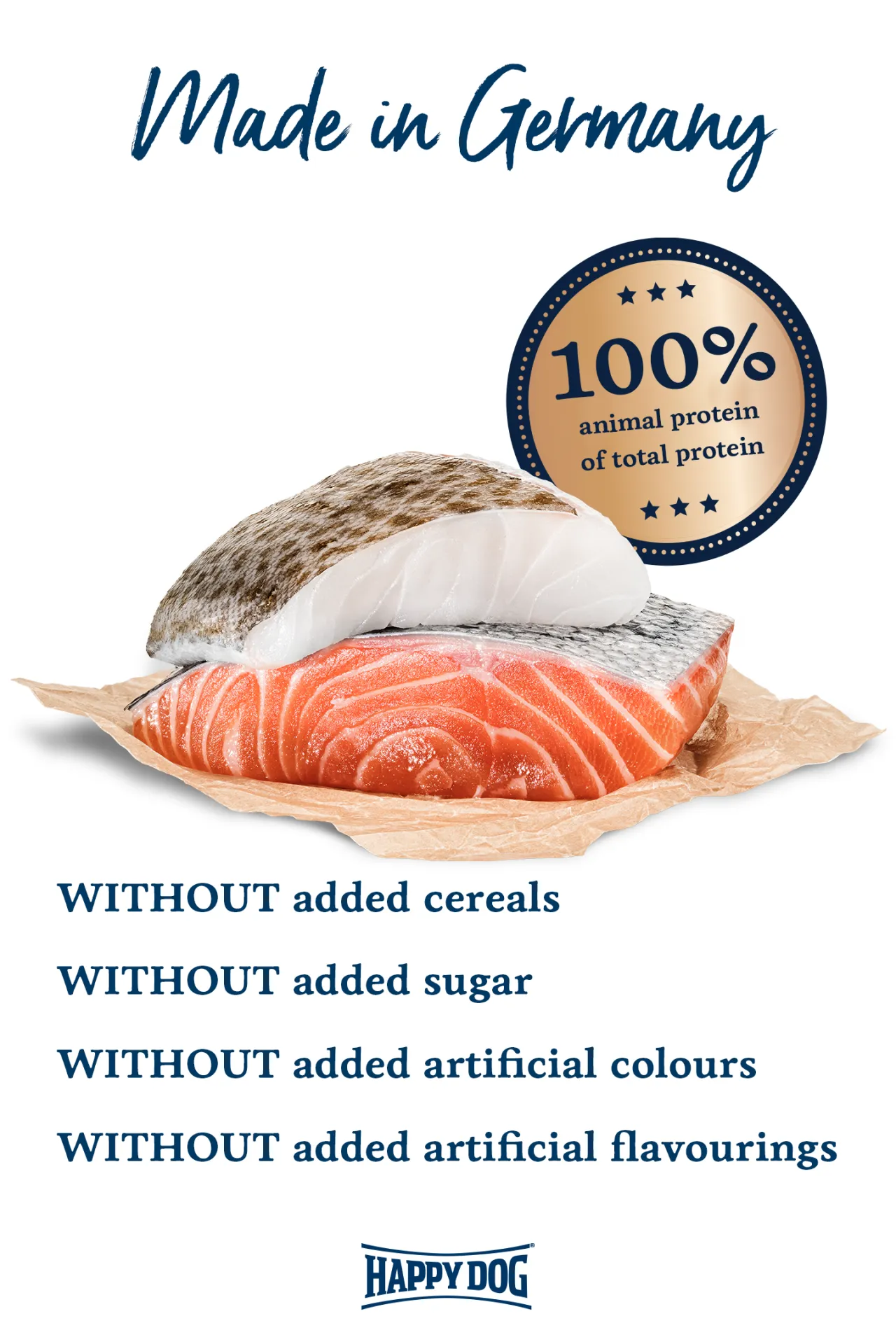 Happy Dog Boksemat Sensible Pure Norway M/Sjøfisk 400g