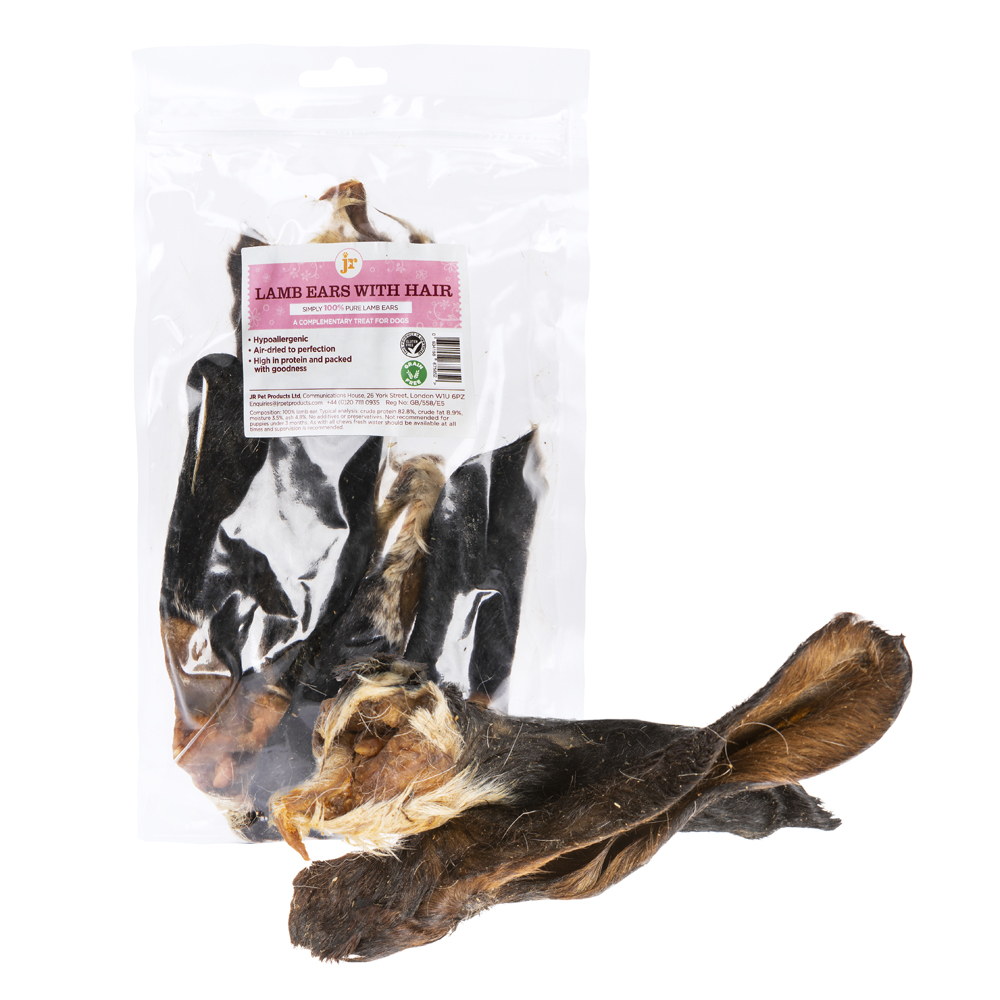 JR Lamb Ears with hair 100g