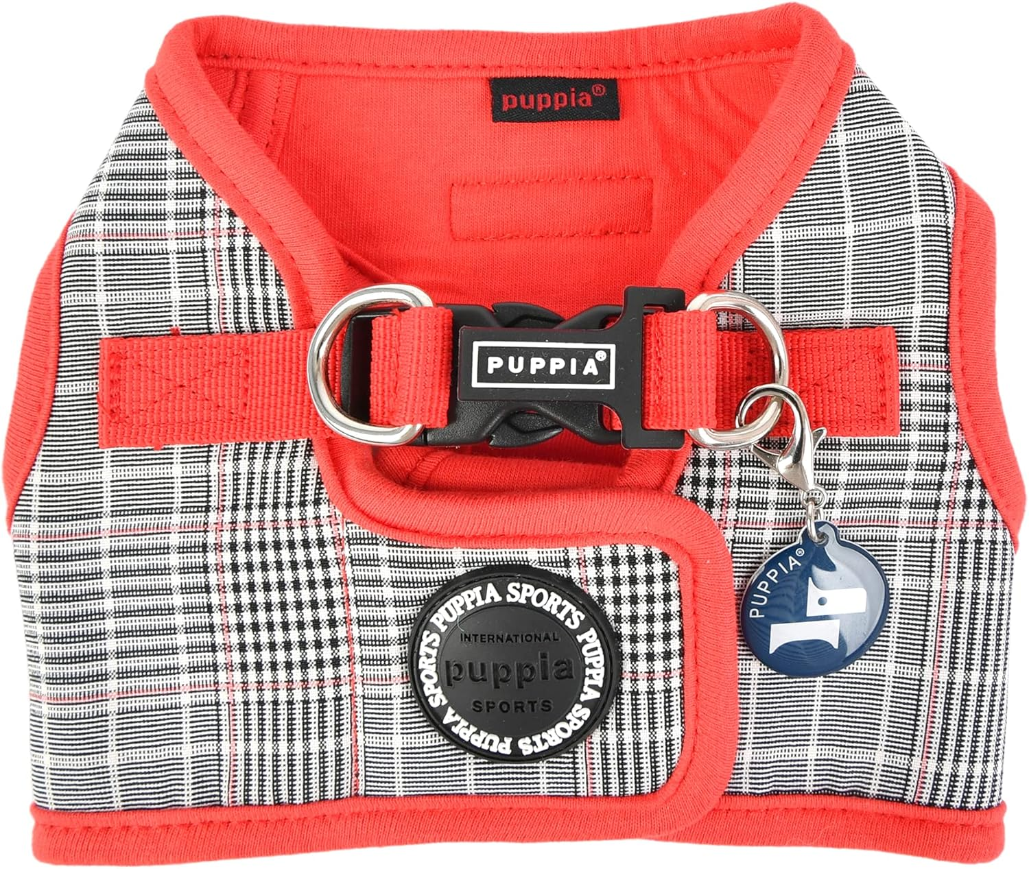 Puppia Blake Harness B blå & rød
