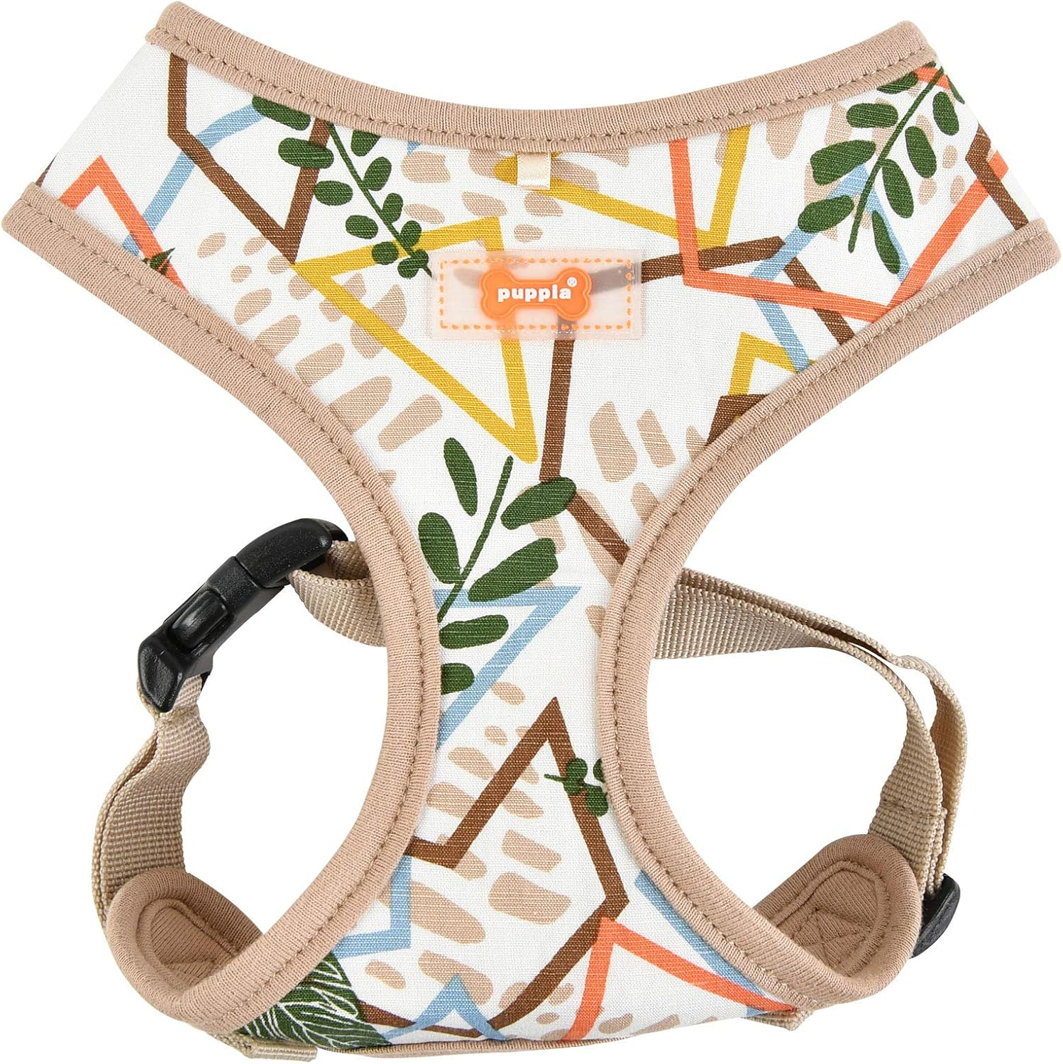 Puppia Botanical Harness A Beige