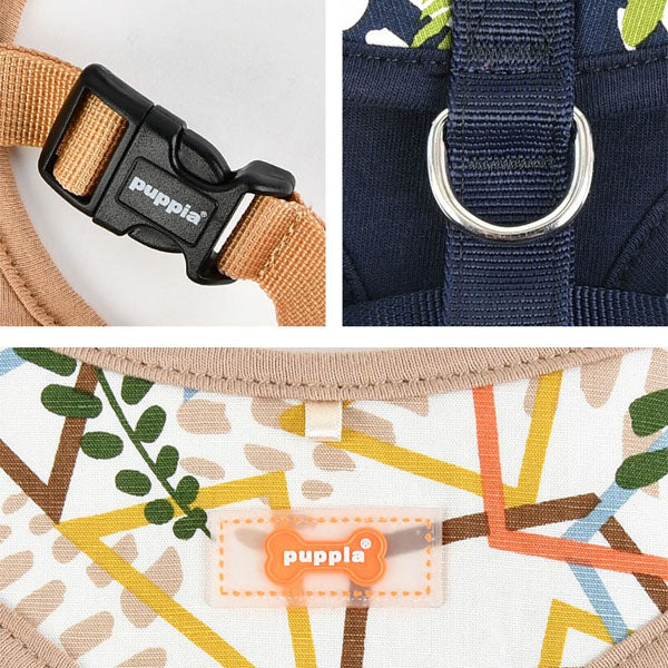 Puppia Botanical Harness A Beige