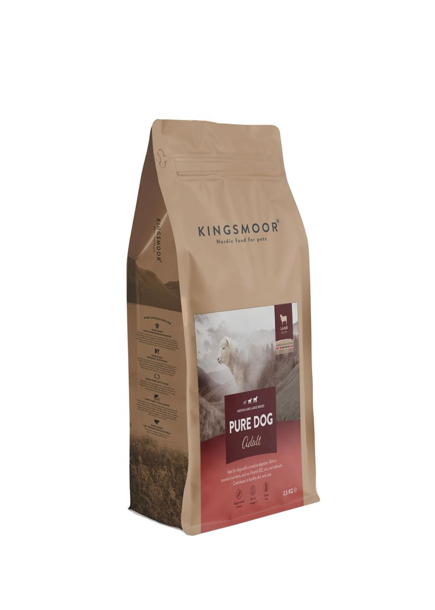 Kingsmoor Mellom og Stor Hund Lam - Pure Lamb Large Dog
