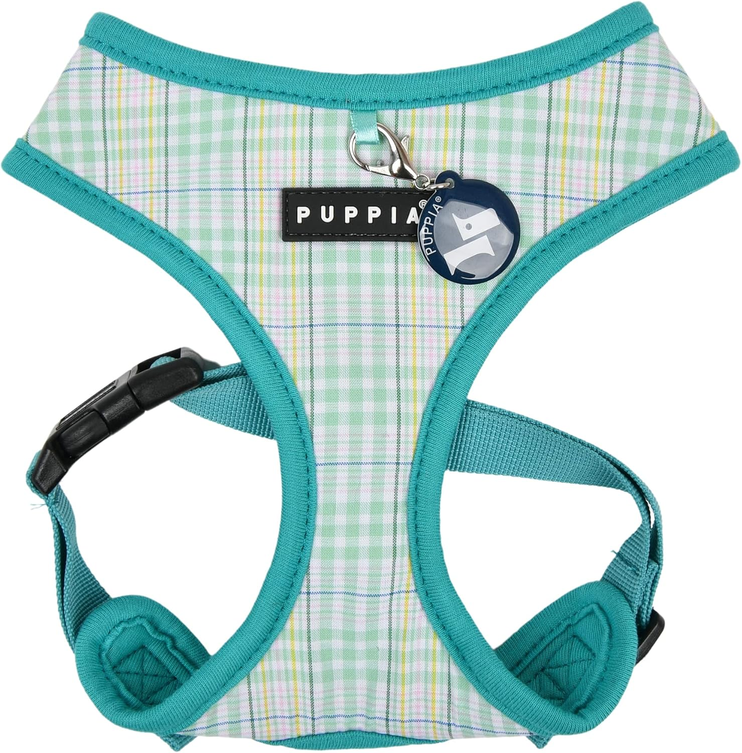 Puppia Luke Harness A Aqua