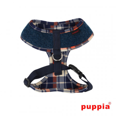 Puppia Smurf Harness A Blå / Navy L & Rød / Red L