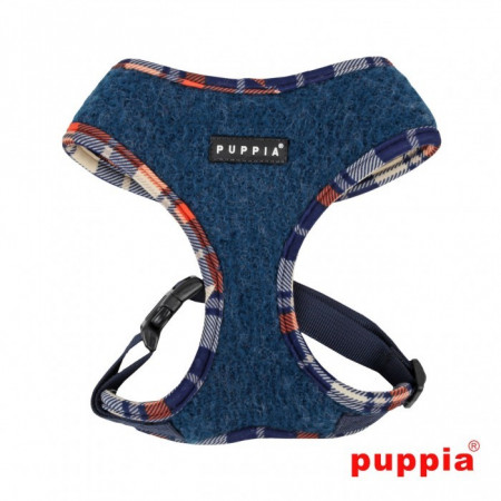 Puppia Smurf Harness A Blå / Navy L & Rød / Red L