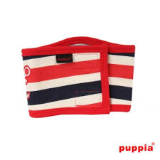 Puppia Ocean Manner Band Rød Bellyband