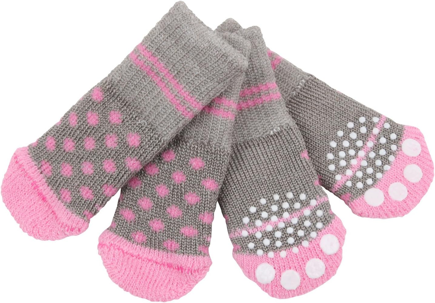 Puppia Polka Dott Sokker Hvit eller Grå