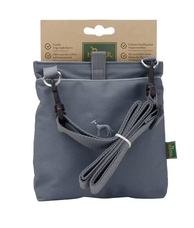Snackbag with shoulder strap Alva Polyester anthracite