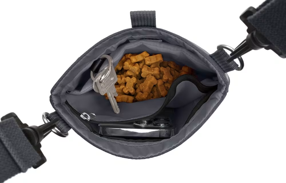 Snackbag with shoulder strap Alva Polyester anthracite
