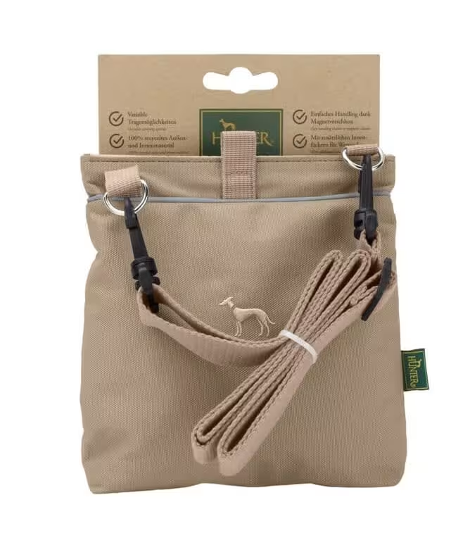 Snackbag with shoulder strap Alva Polyester beige