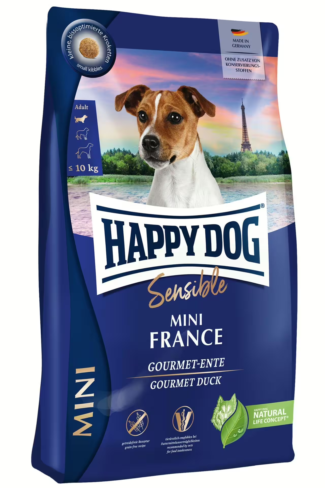 Happy Dog Sensible Mini France 4Kg M/And og Potet