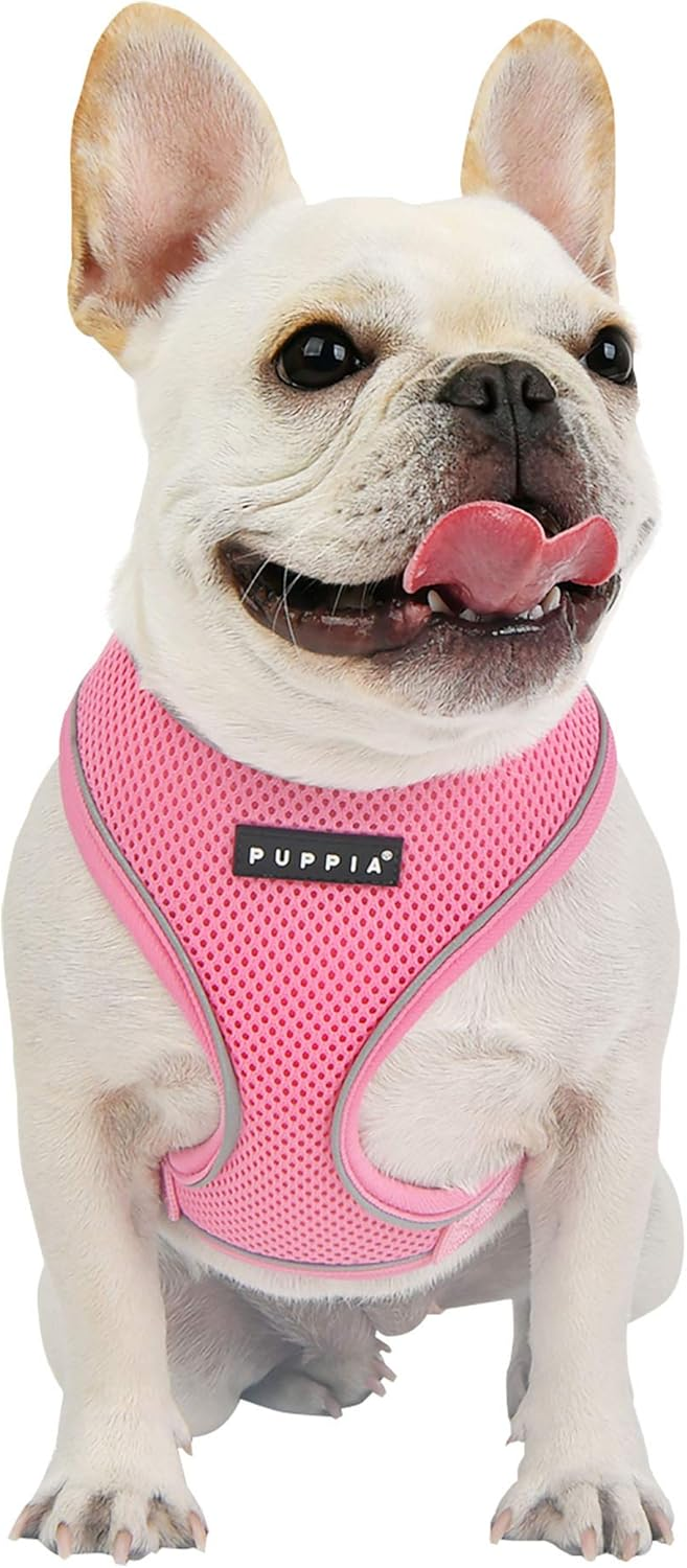 Puppia Soft Harness A PRO m refleks Rosa / Pink
