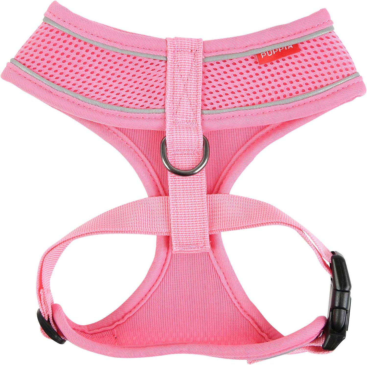 Puppia Soft Harness A PRO m refleks Rosa / Pink
