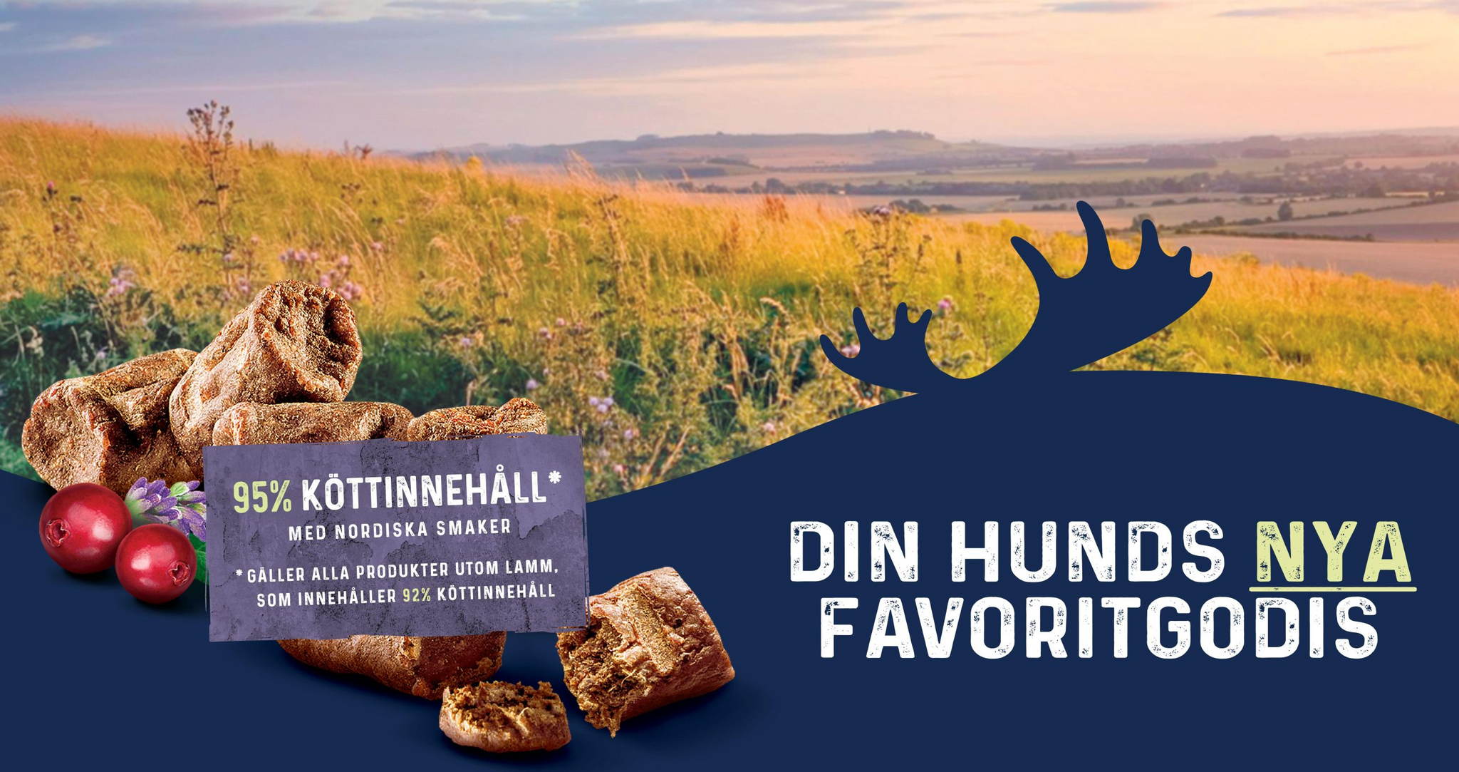 Bozita Snacks Meaty Bites Elk & Duck 70g
