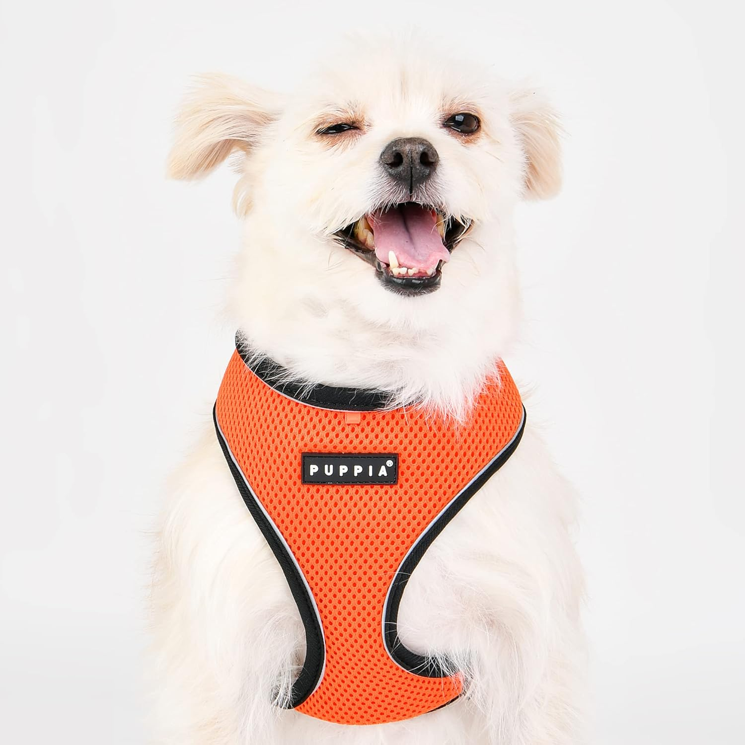 Puppia Soft Harness A PRO m refleks Oransje / Orange