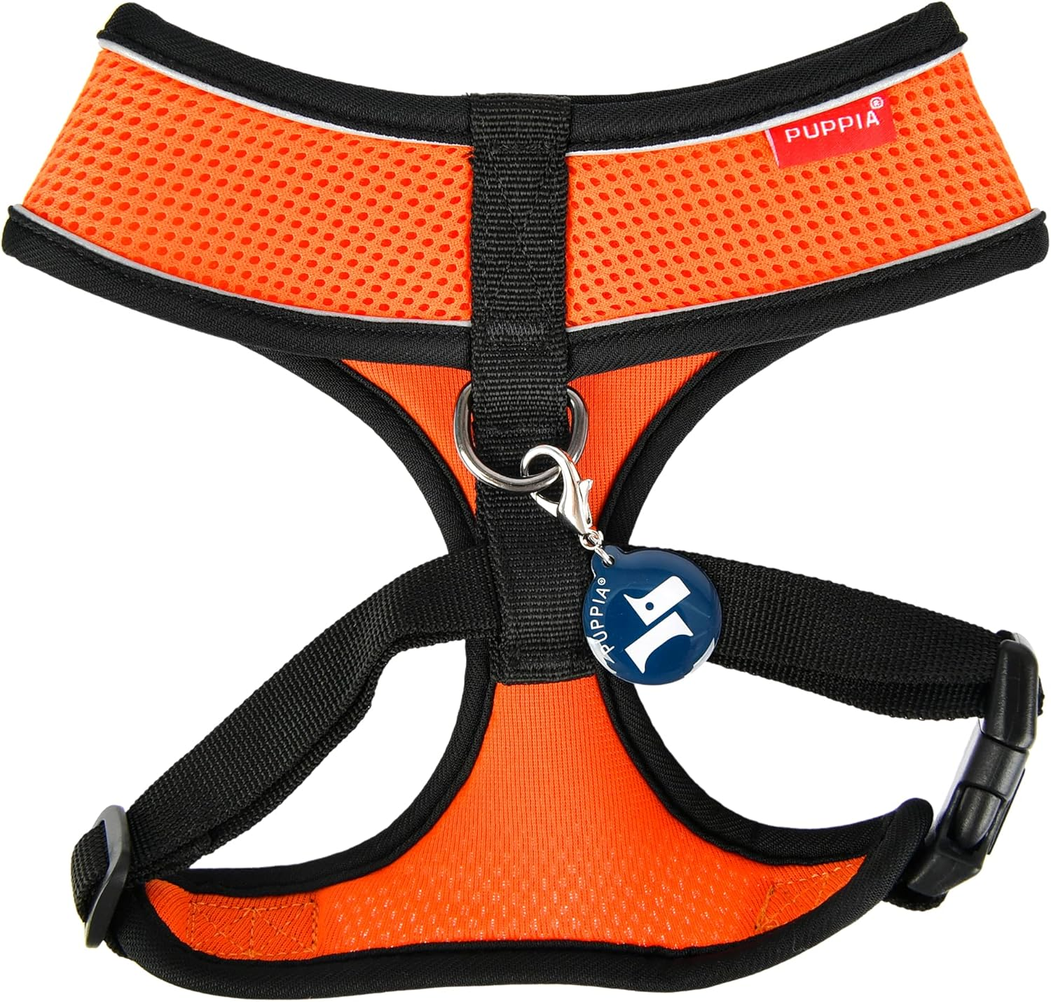 Puppia Soft Harness A PRO m refleks Oransje / Orange