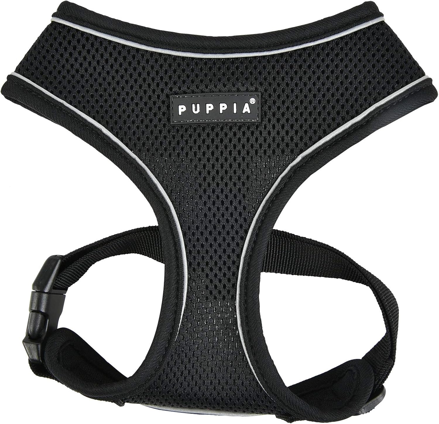 Puppia Soft Harness A PRO m refleks Sort / Black
