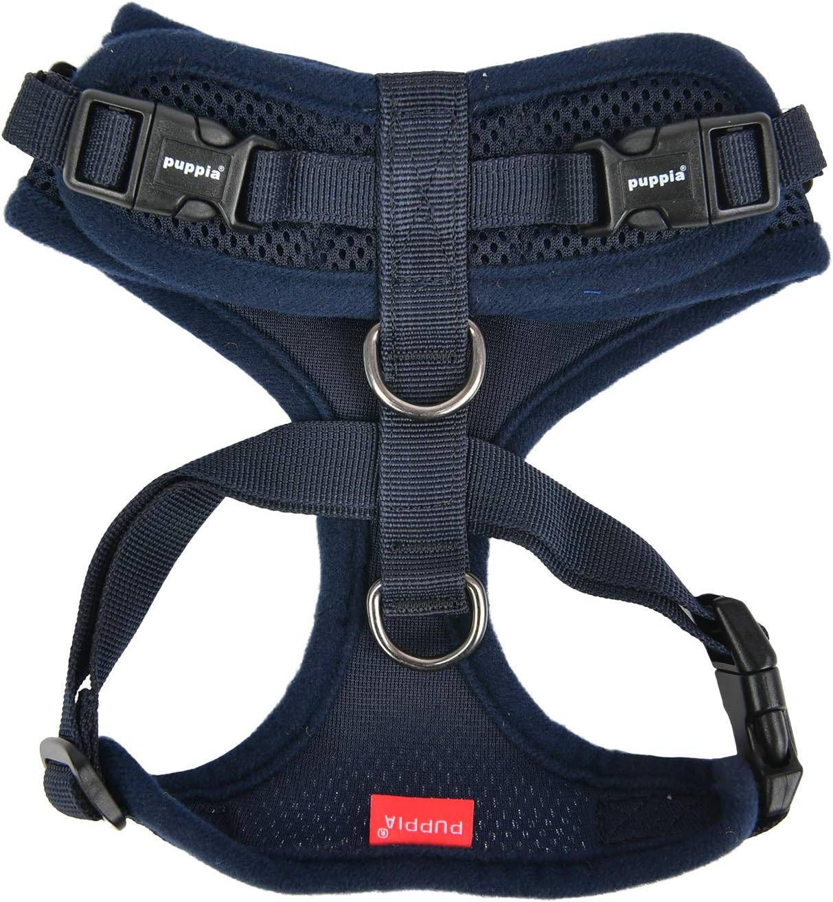 Puppia Ritefit Air Mesh Harness Blå / Navy med justering i både nakke og bryst