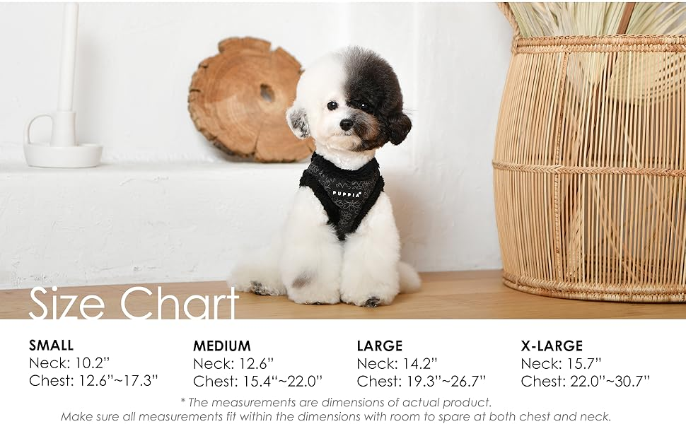 Puppia Hepatica Harness A Sort / Black