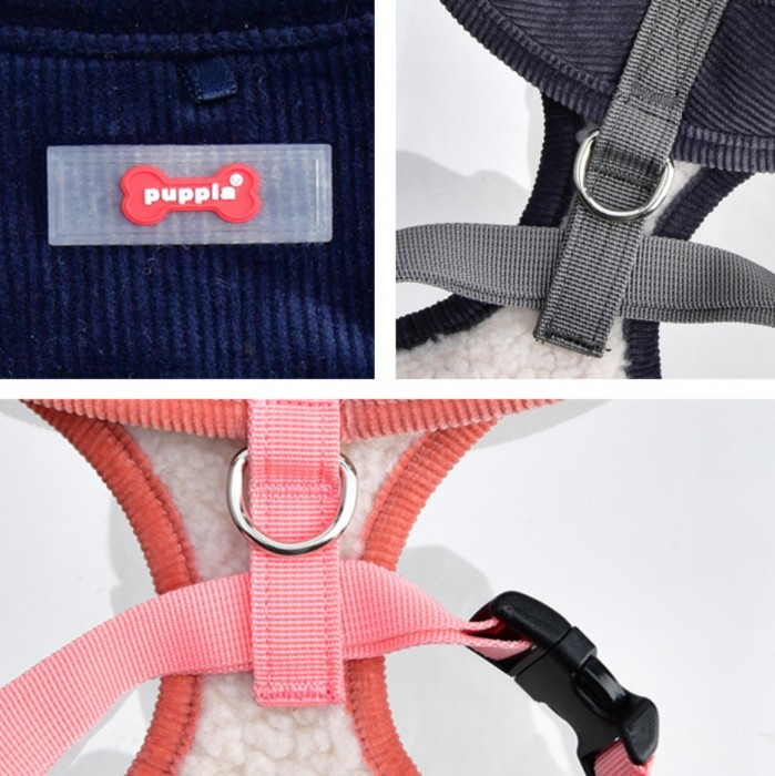 Puppia Classy Harness A Grå / Grey