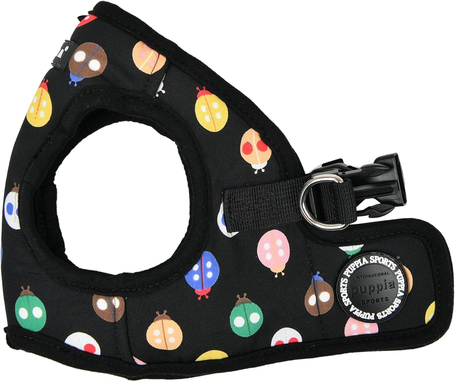 Puppia Lady Beetle Harness B Sort / Black