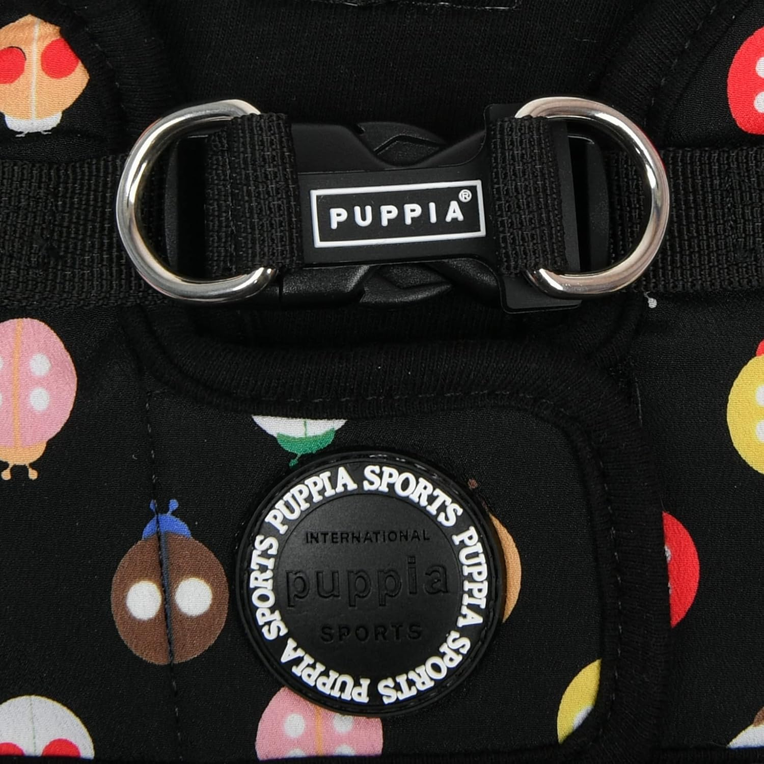 Puppia Lady Beetle Harness B Sort / Black