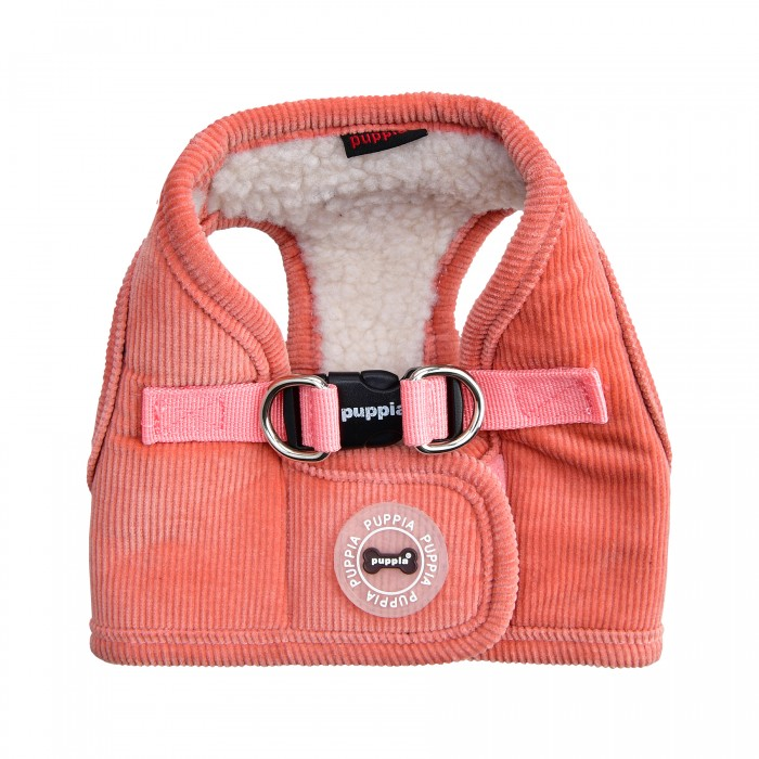 Puppia Classy Harness B Fersken/Grå/Blå // Peach/Grey/Navy
