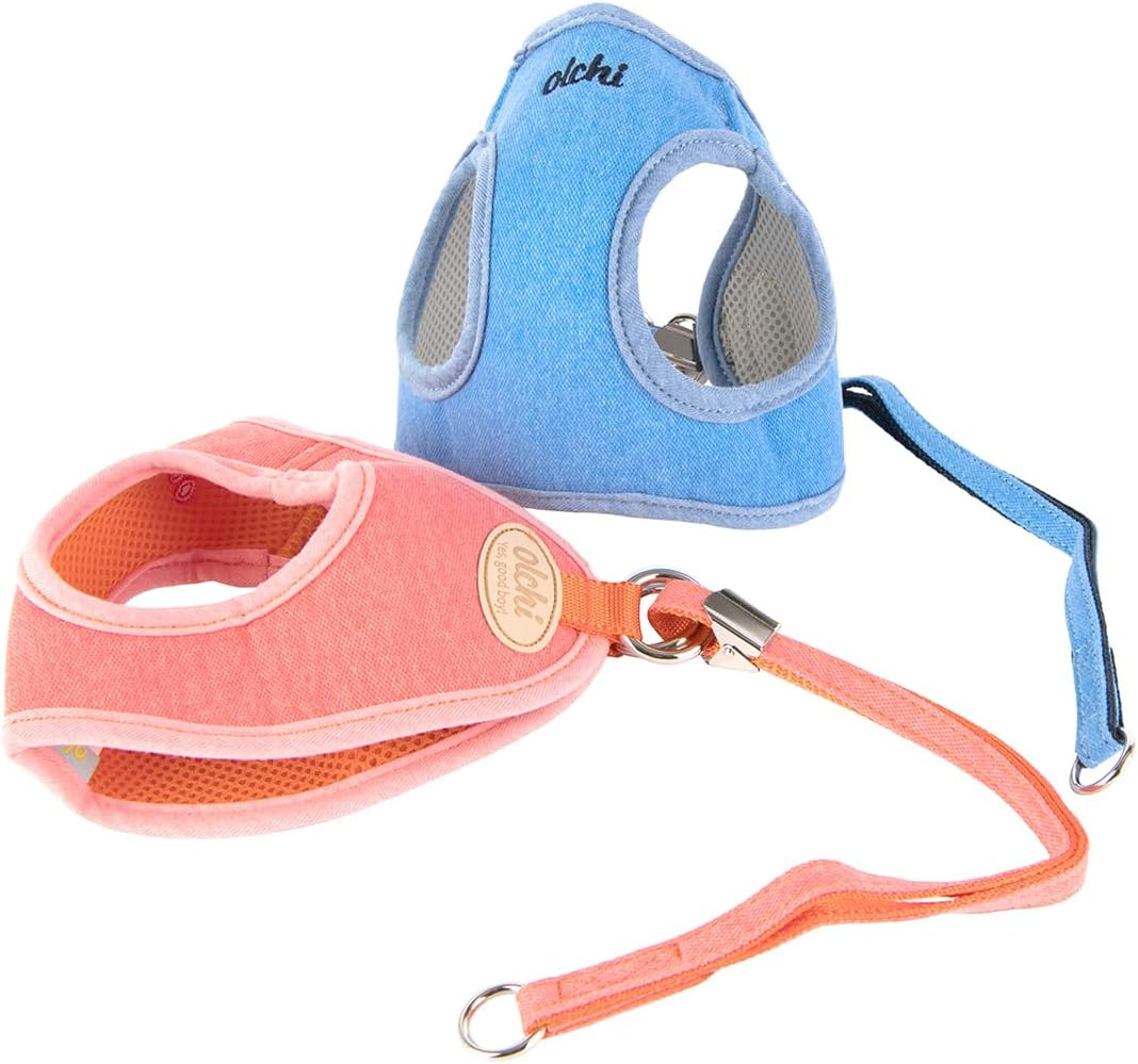 Olchi Magic Harness Fersken/Himmelblå // Peach/Pantone