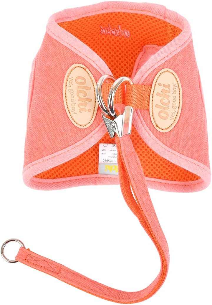 Olchi Magic Harness Fersken/Himmelblå // Peach/Pantone