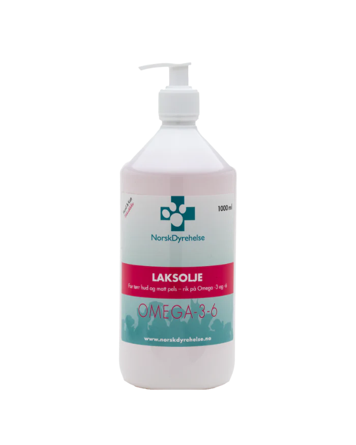 ND Norsk Lakseolje 0,5 og 1 liter med pumpe