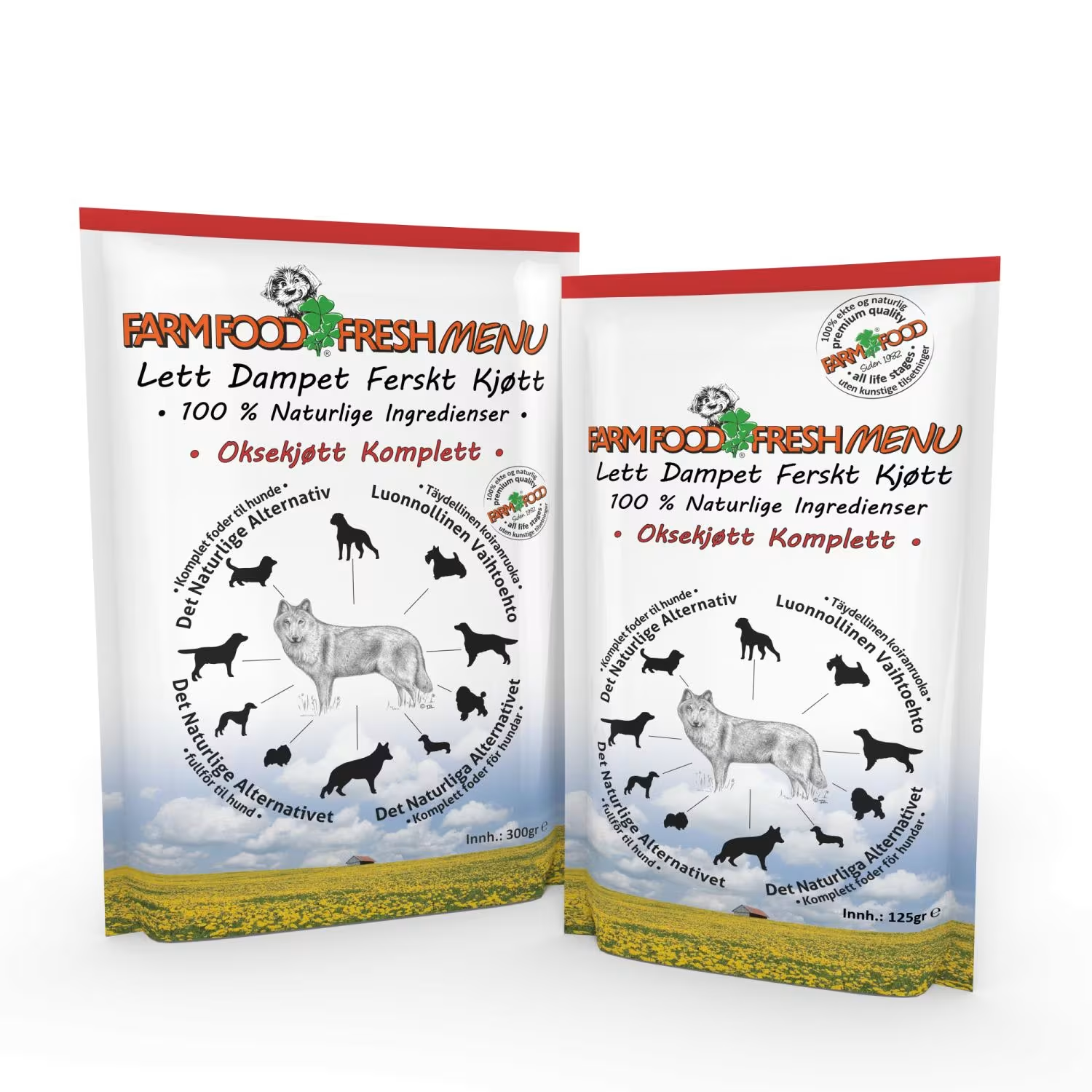Farm Food Fresh Menu Beef Complete 300g - Storfekjøtt