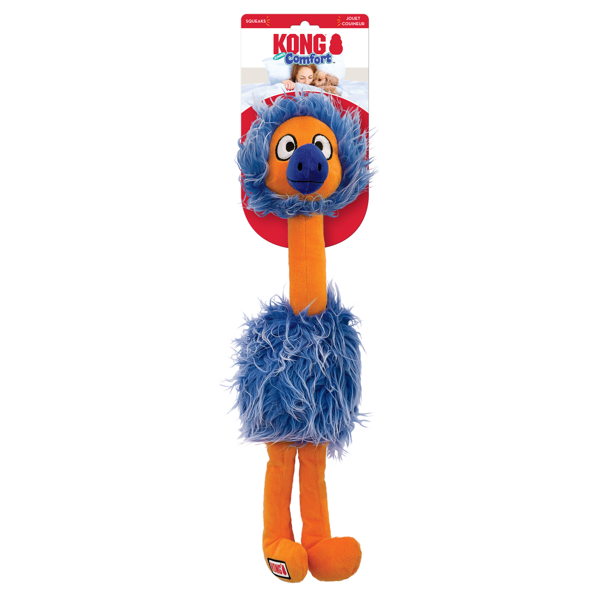 KONG Comfort Jumbo Birds XL assorterte farger
