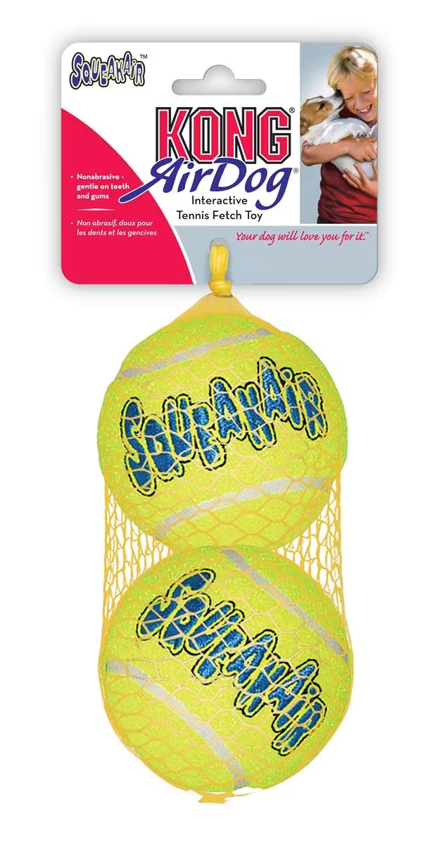 KONG Air Squeaker Ball L 2pk