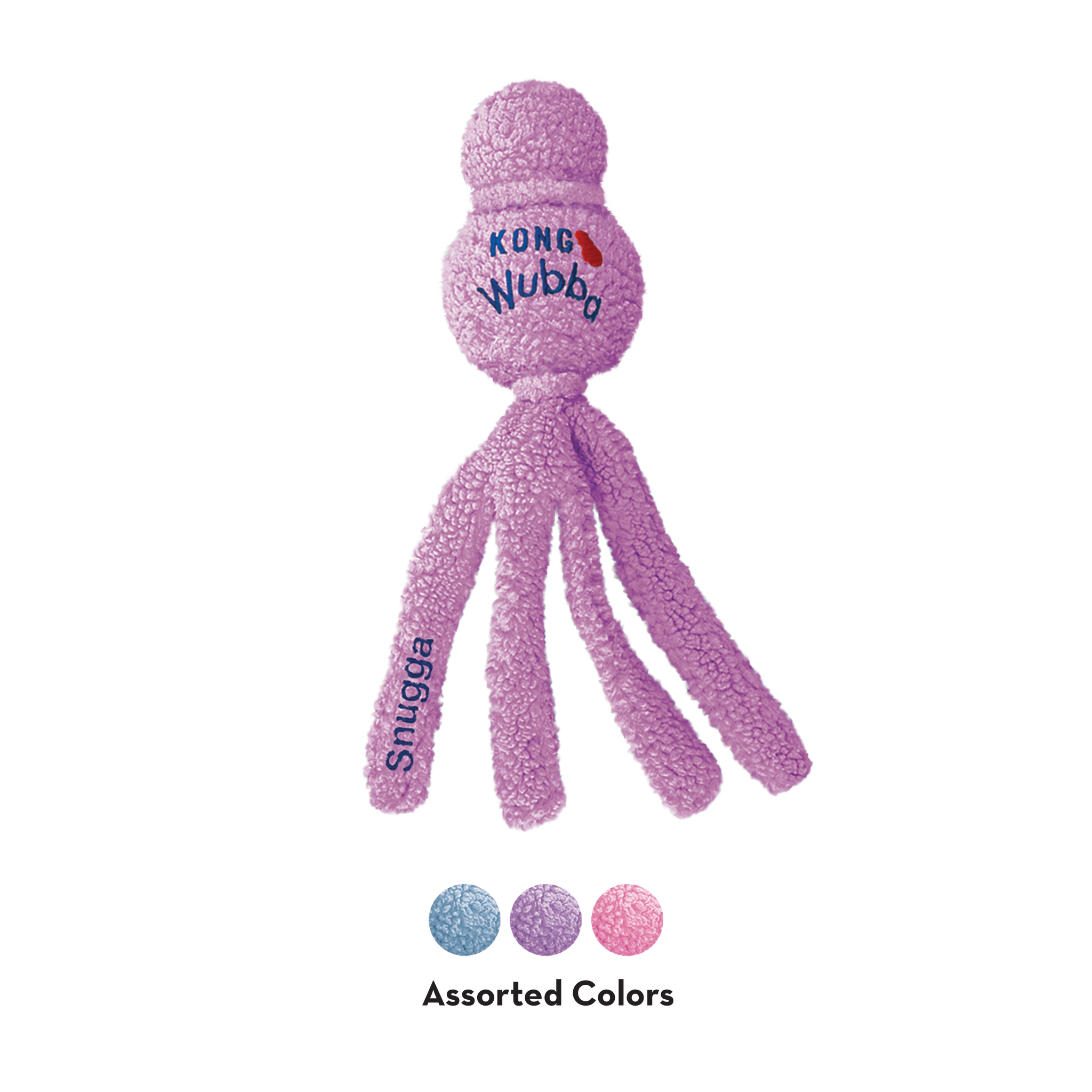 KONG Snugga Wubba S assorterte farger
