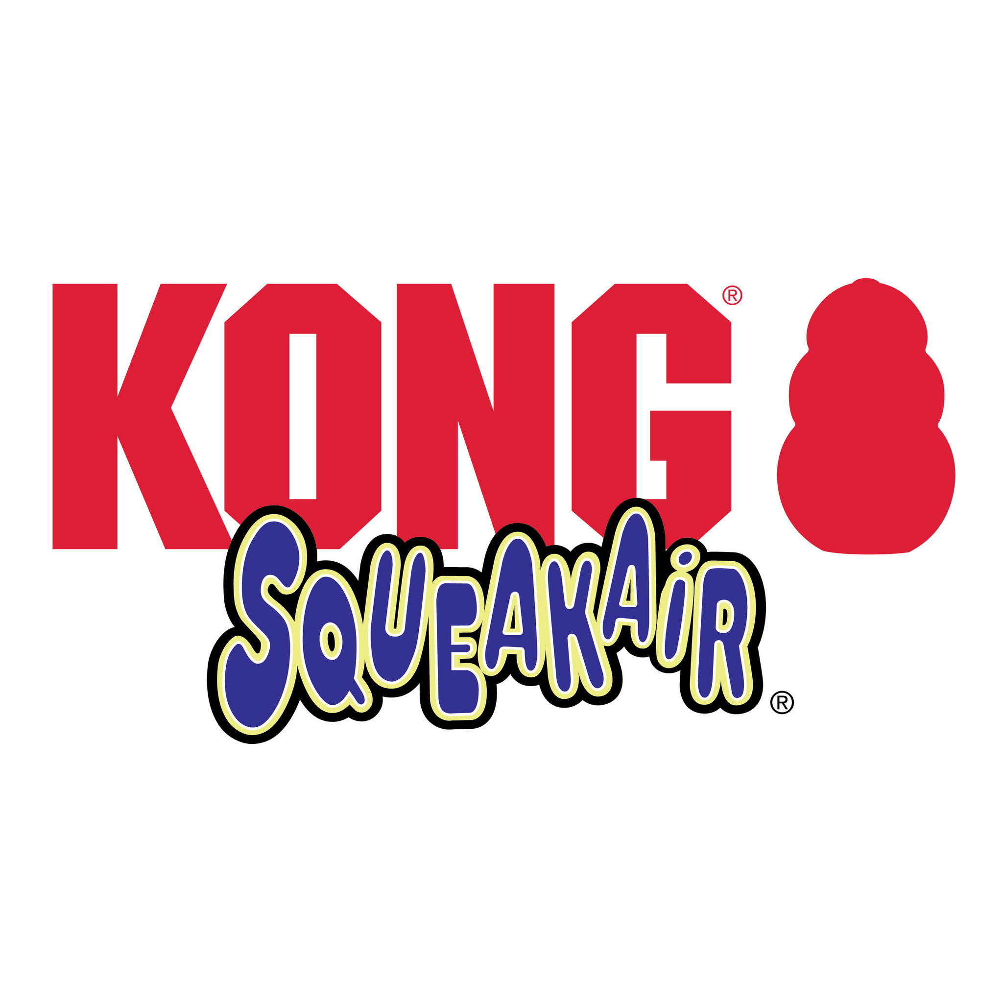 KONG Air Squeaker Ball L 2pk
