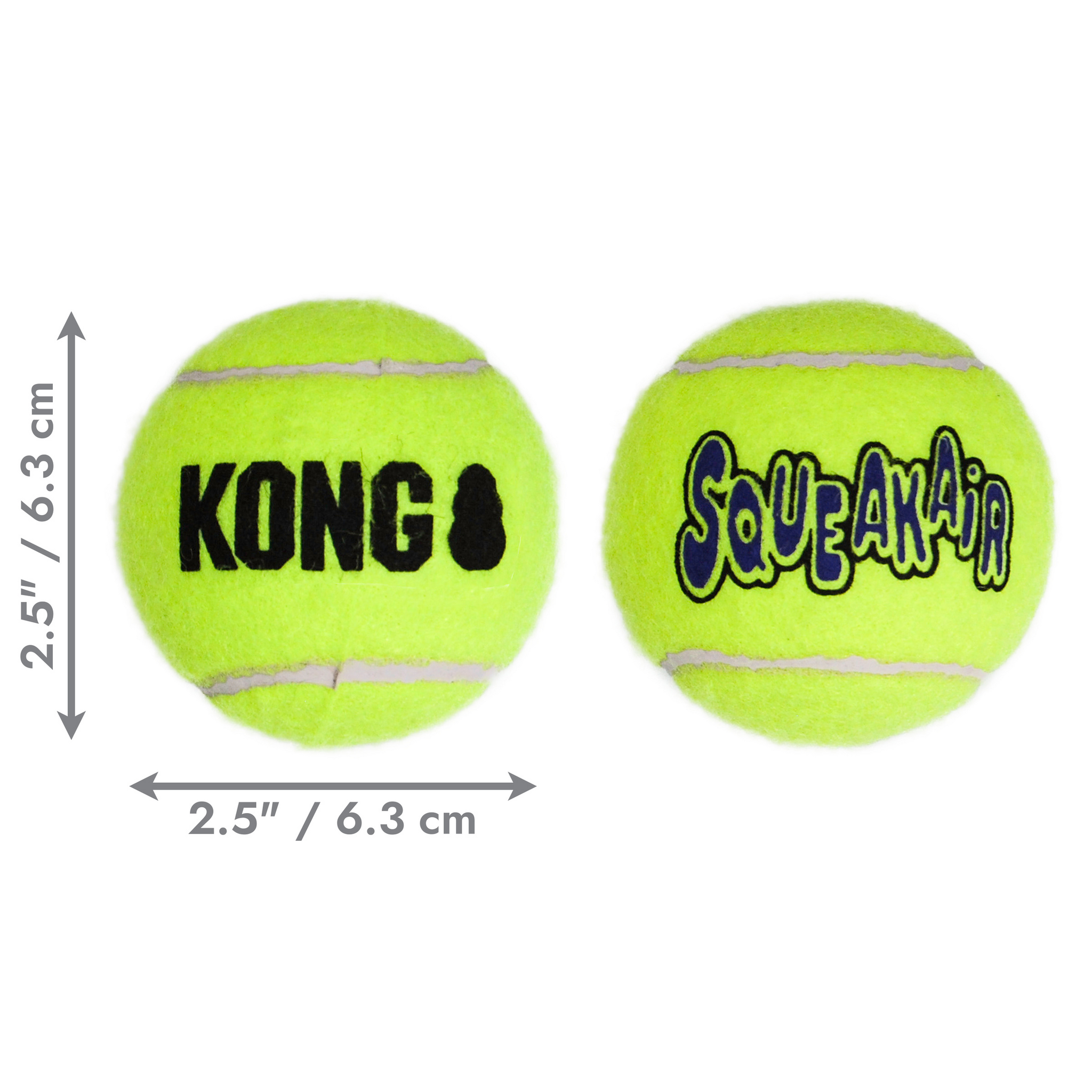KONG Air Squeaker BallM 3pk