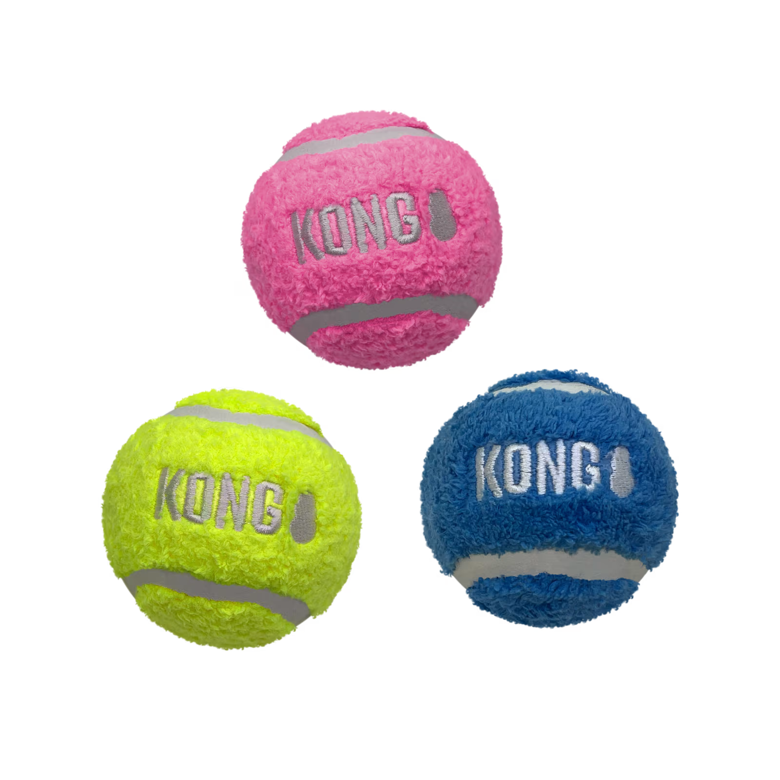KONG Sport Softies Balls 3-pk S Assorterte farger