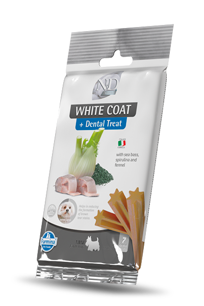 Farmina Dog Dental Treat White Sea Bass Spirulina & Fennel Rice Adult Medium & Maxi 100 Gr
