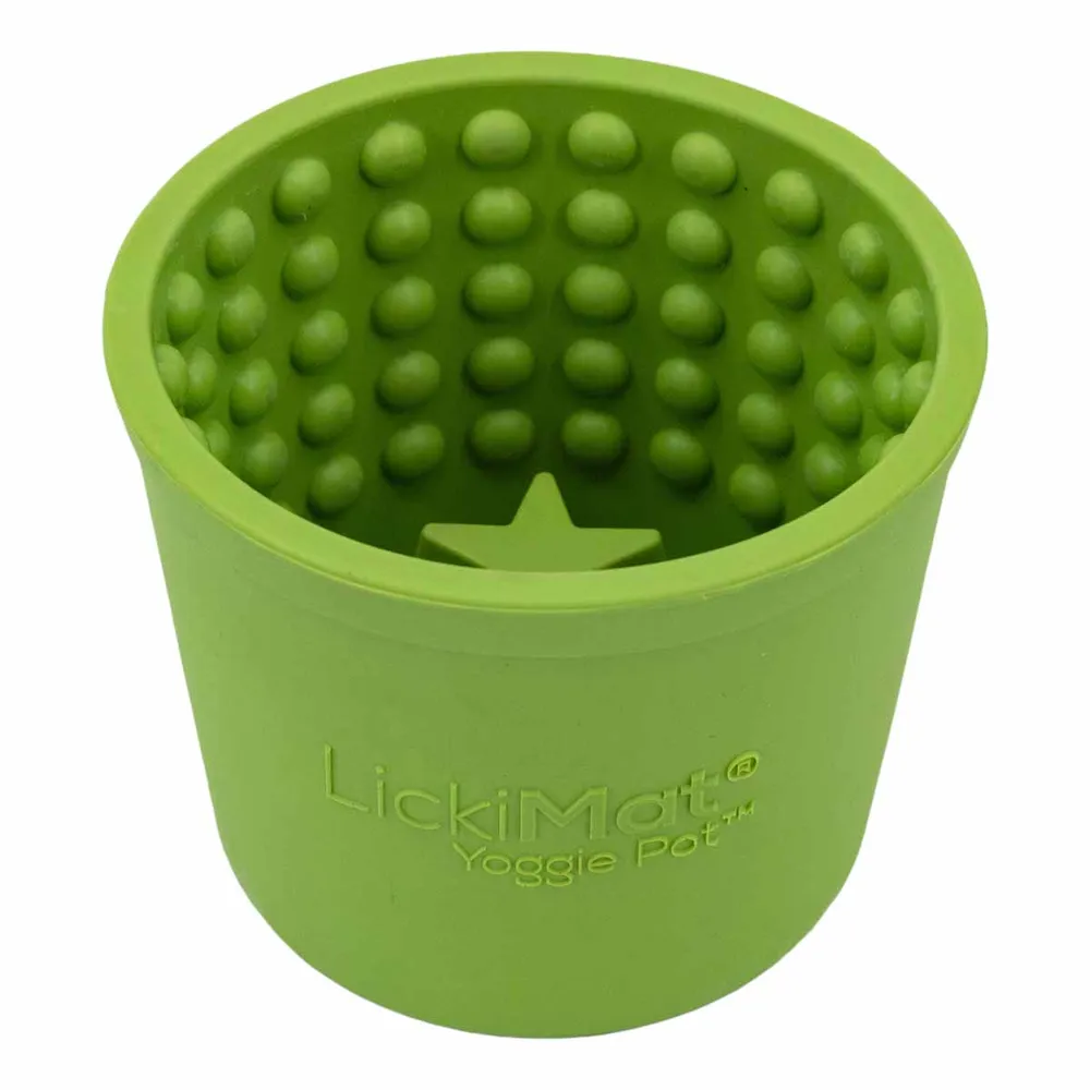 Lickimat Yoggie Pot Grøn Hundeskål